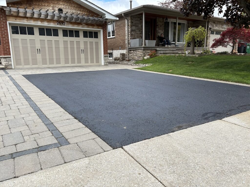 Integrity Asphalt Past Driveway Sealing Job