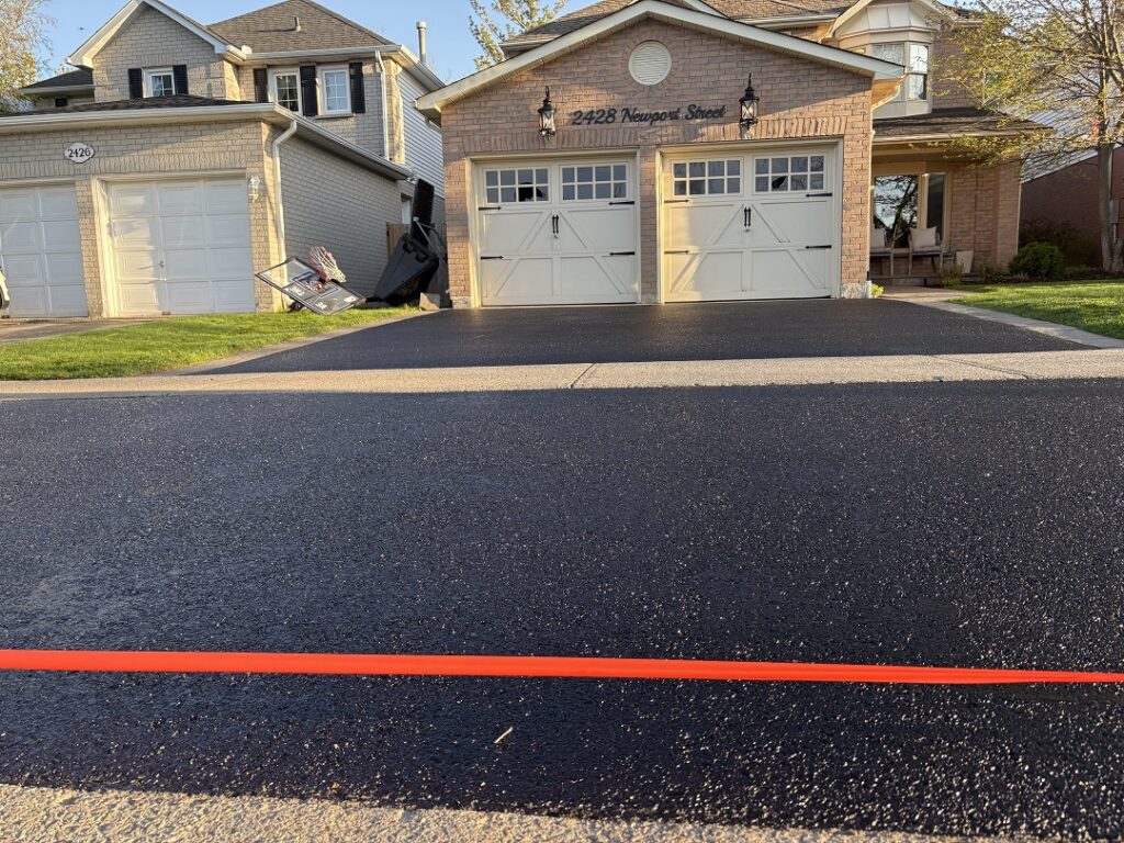Integrity Asphalt Past Driveway Sealing Job-4