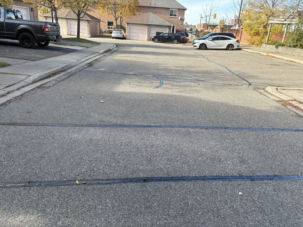 Integrity Asphalt Crack Sealing Competed Project