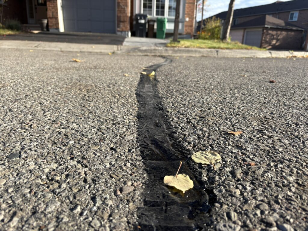 Integrity Asphalt Crack Sealing Competed Project5