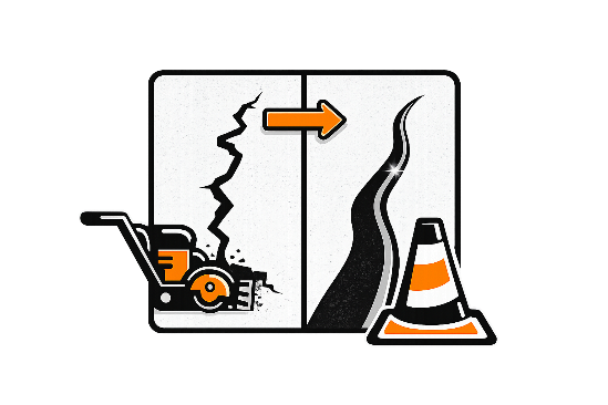 Crack Rout and Seal Method