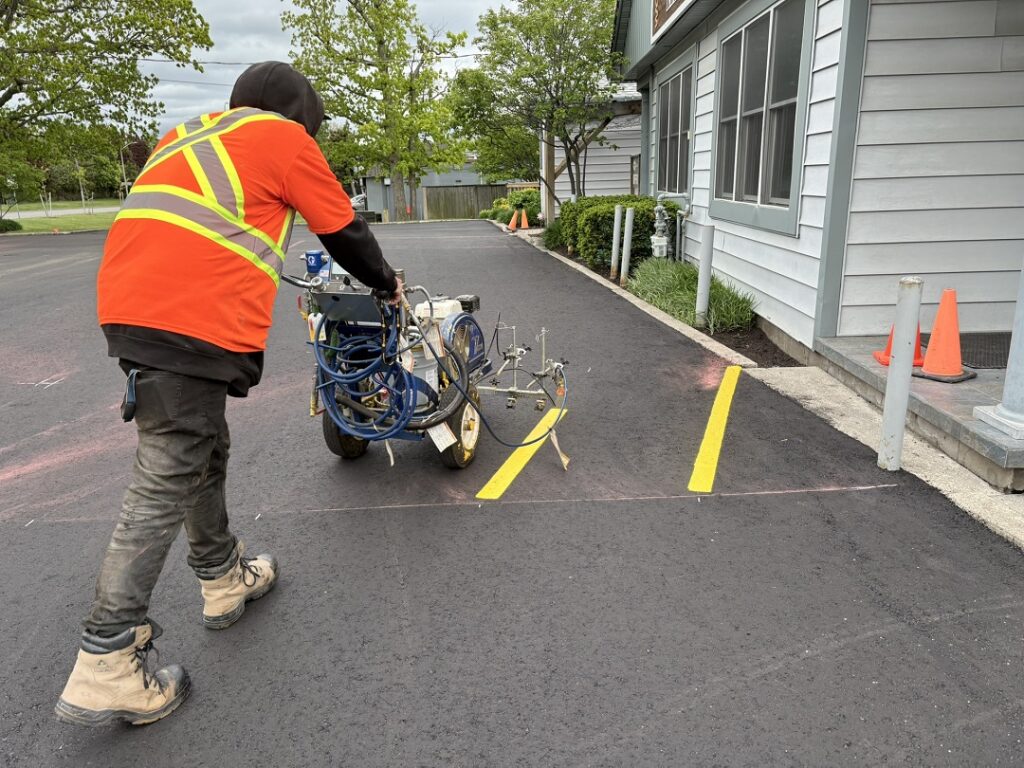 line painting Oakville 